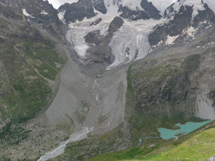 Tschierva gletsjer in 2022 © Leo Hoesli