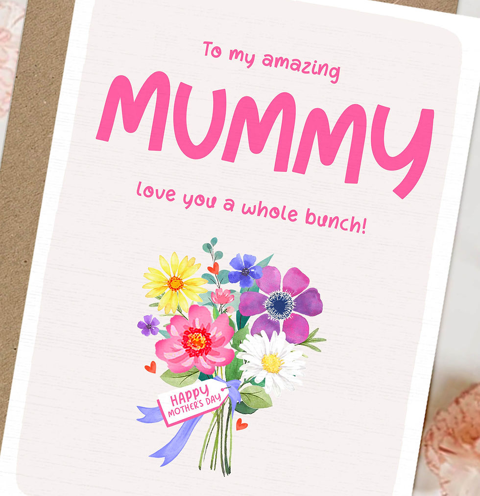 Thumbnail: Love you a whole bunch Mother's day card