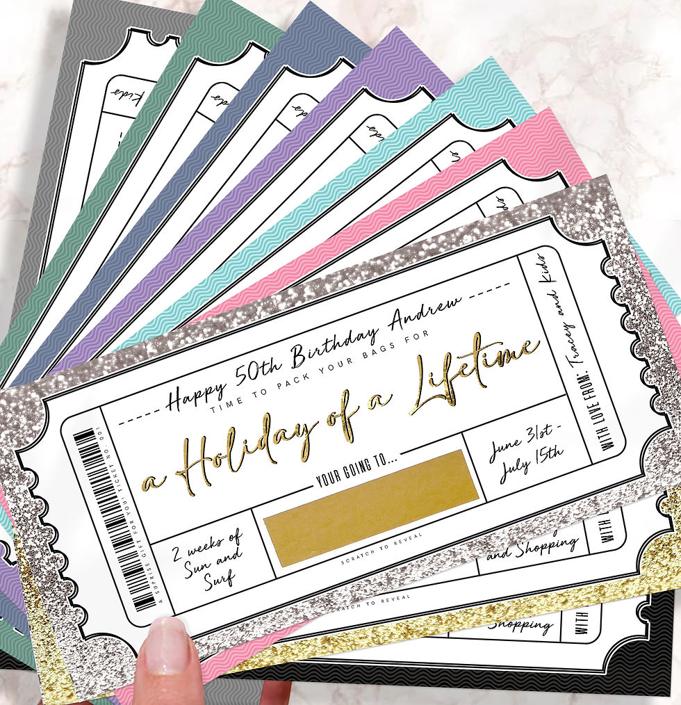 Thumbnail: Pack your Bags - Scratch Ticket Card