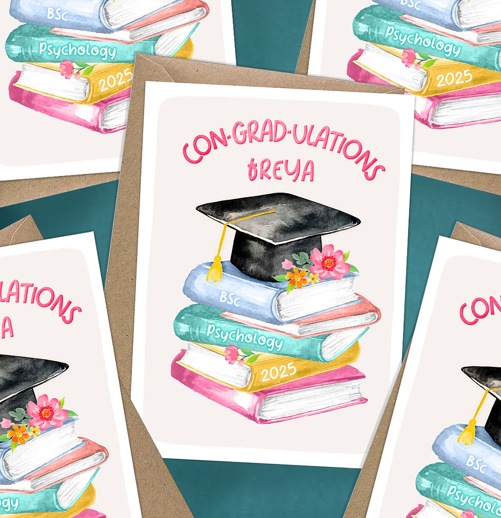 Thumbnail: Personalised Con-grad-ulations Card