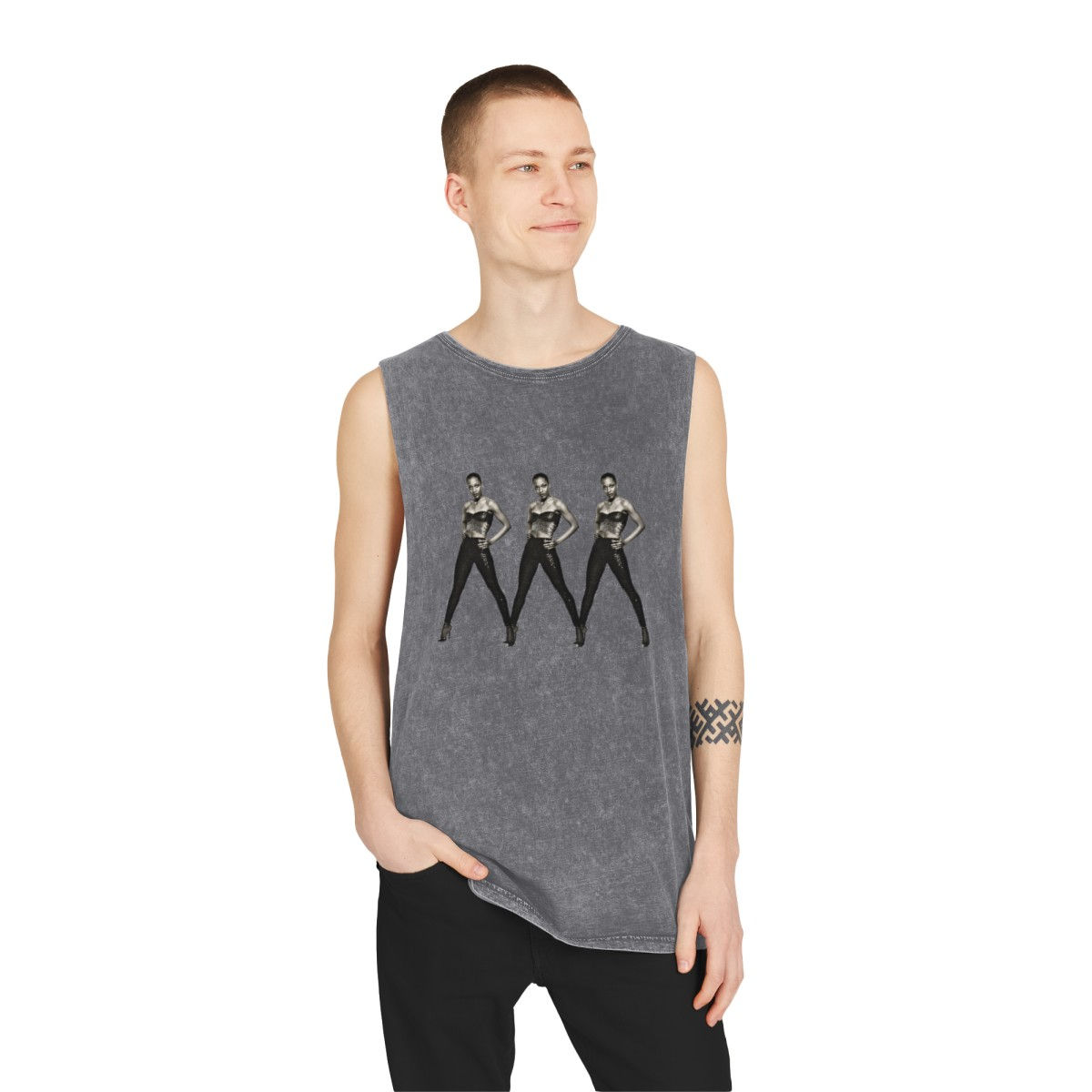 Power Pose Stonewash Tank Top