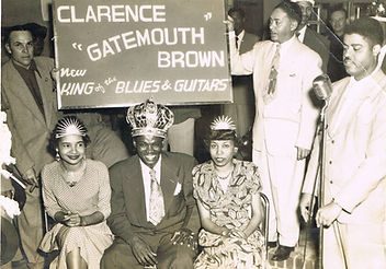 Don Robey represented Clarence "Gatemouth" Brown