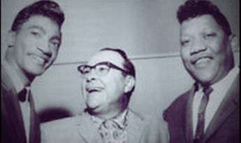 Don Robey with Al Braggs and Bobby "Blue" Bland