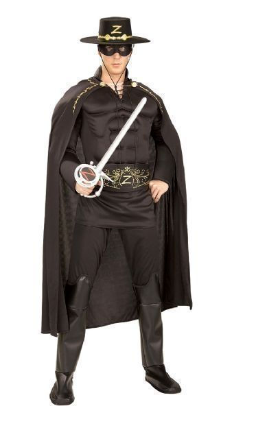PRE ORDER COSTUME MALE DELUXE ZORRO DELUXE