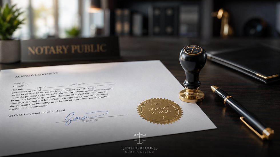 Notary Services
