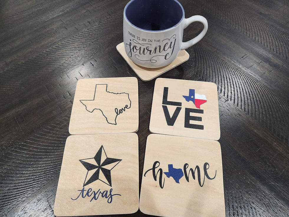 Thumbnail: Handpainted Coasters