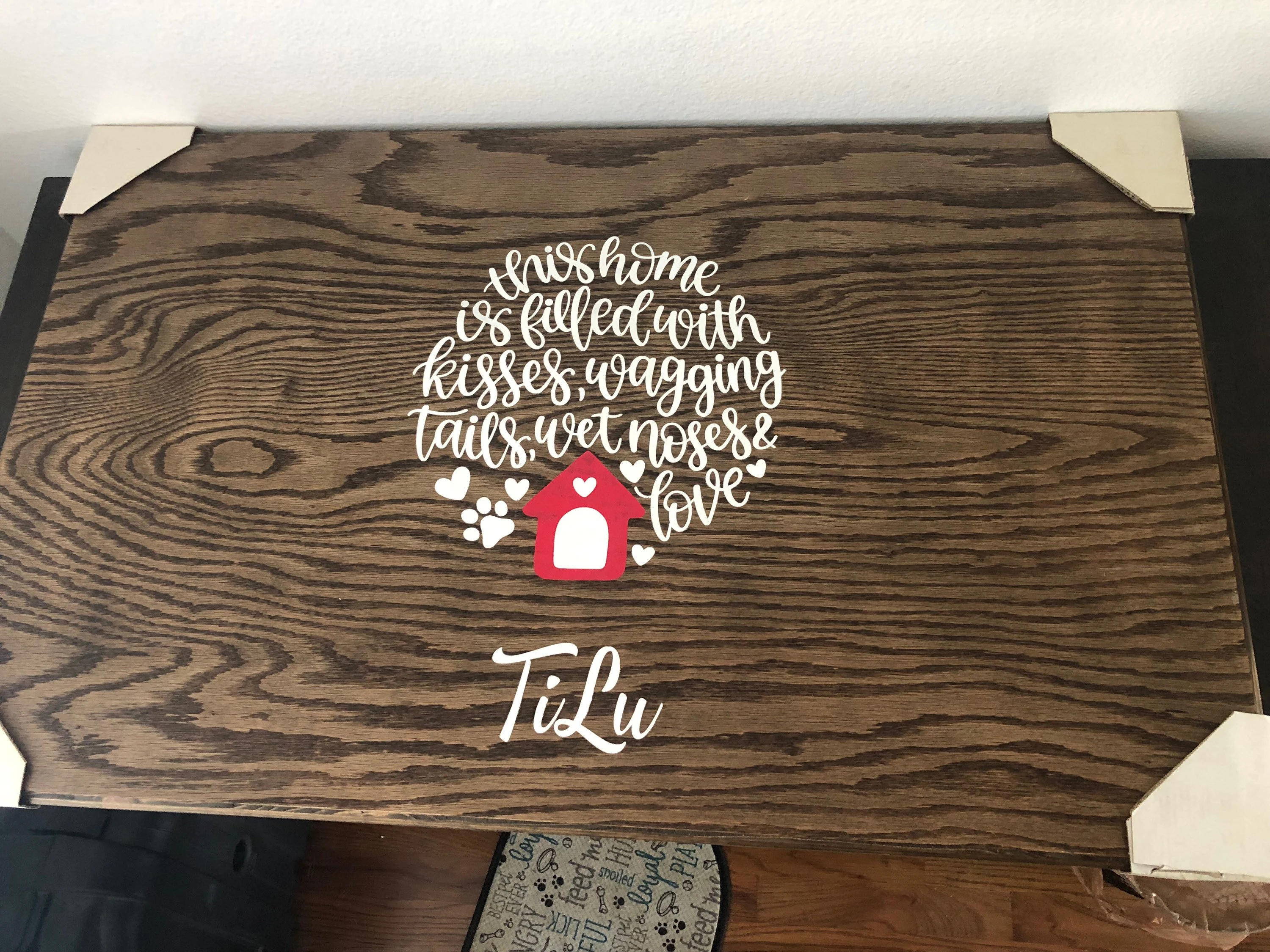 Wood Crate/Kennel Topper Zukko