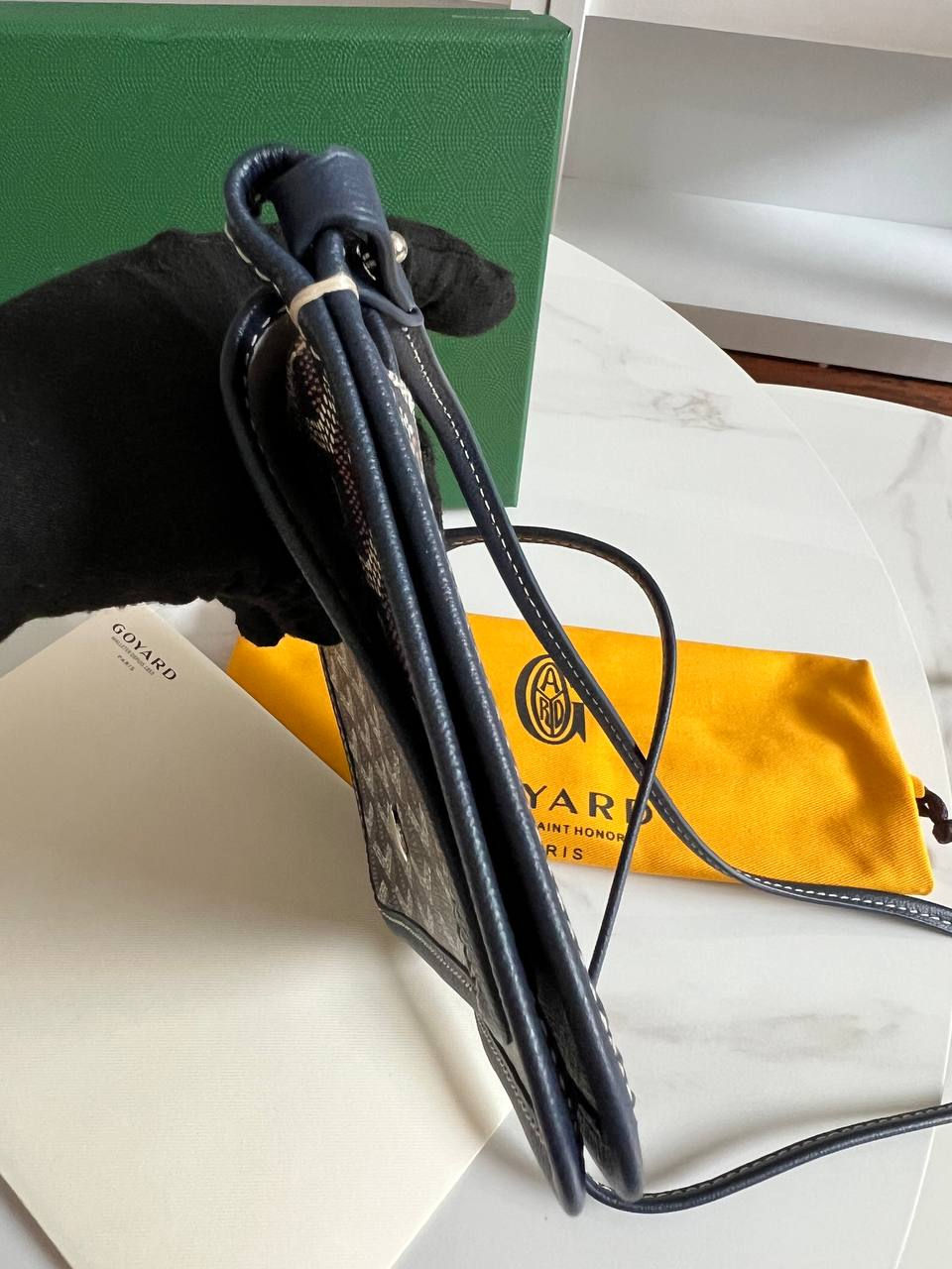 Thumbnail: Plumet Pouch Sling Bag Navy Blue