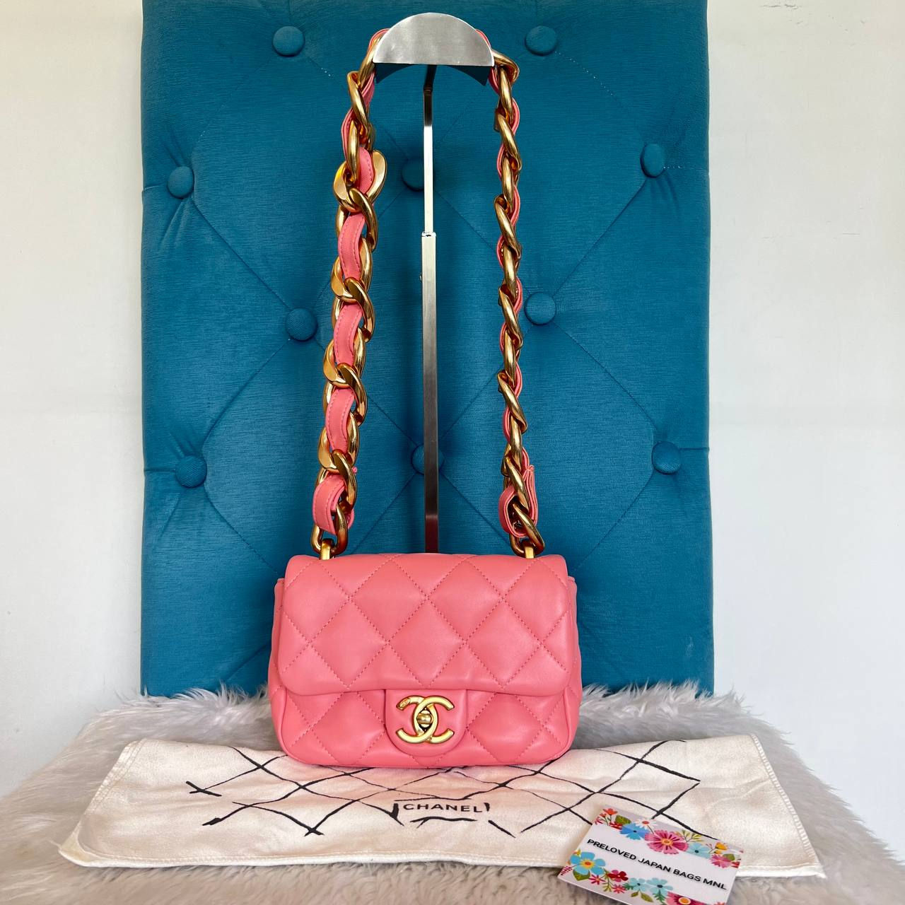 Funky Town Flap Shoulder Bag Pink