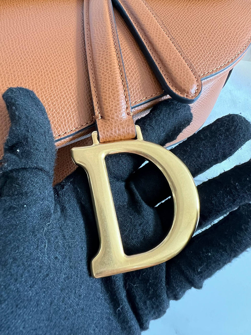Thumbnail: Saddle Bag Tan Brown GHW