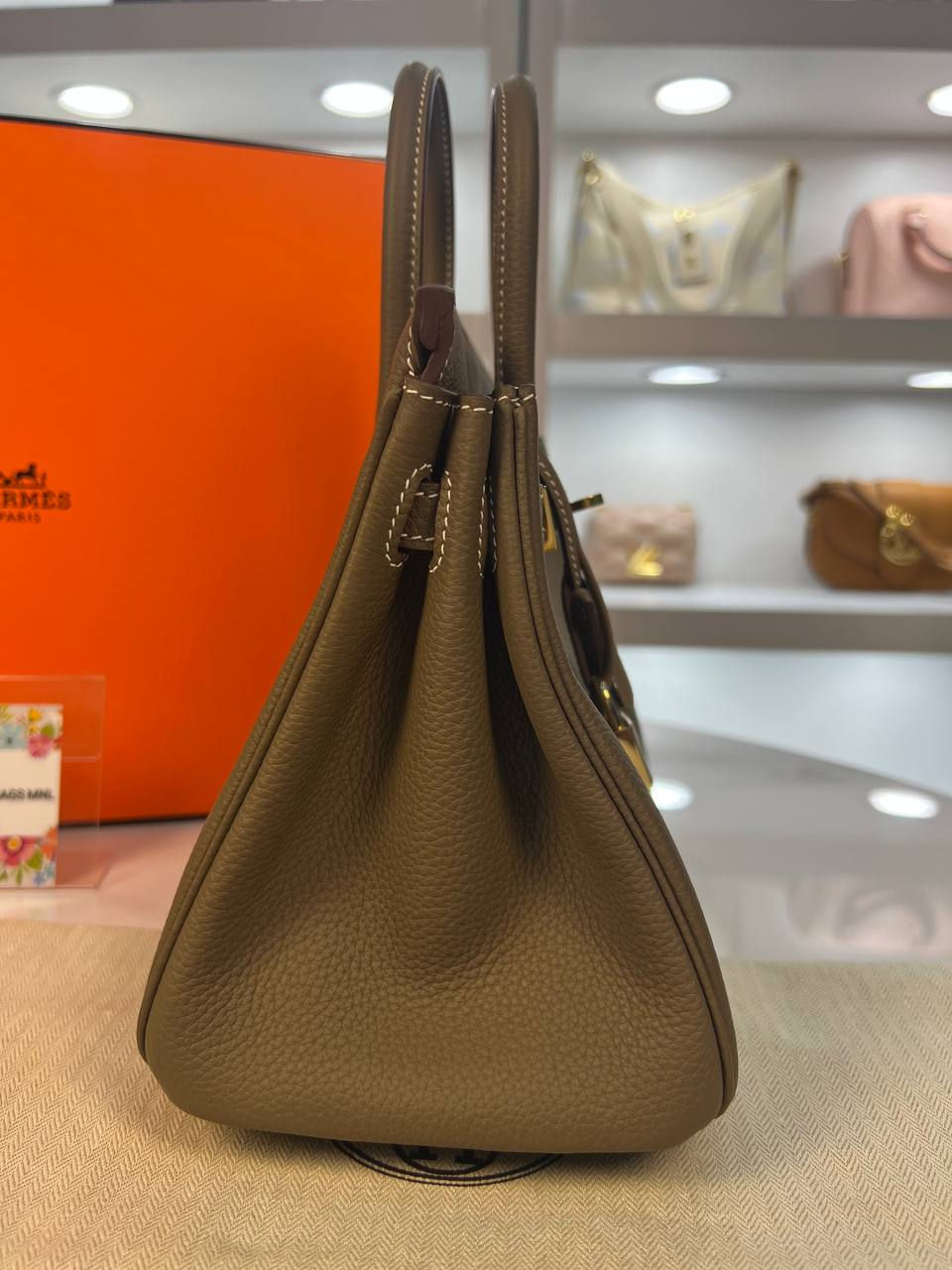 Thumbnail: Birkin 25 Etoupe Color GHW