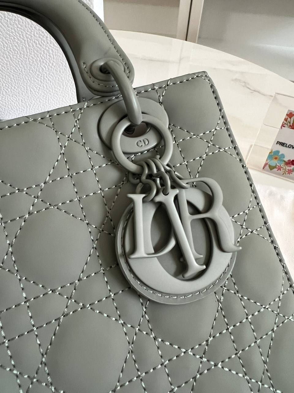 Thumbnail: Ladydior Ultra Matte Gray Bag