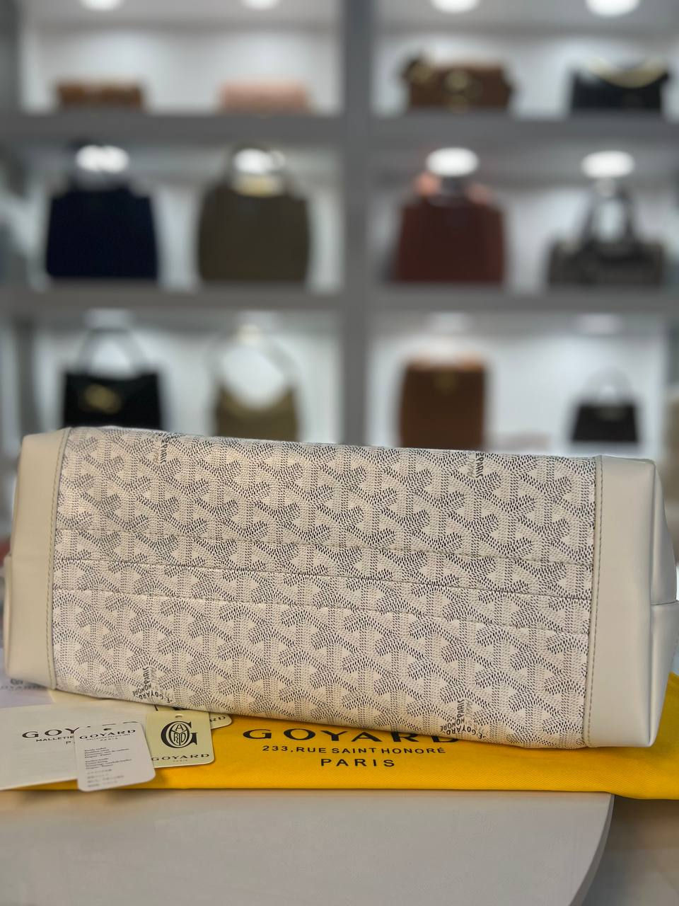 Thumbnail: Bellechasse White Shoulder Bag