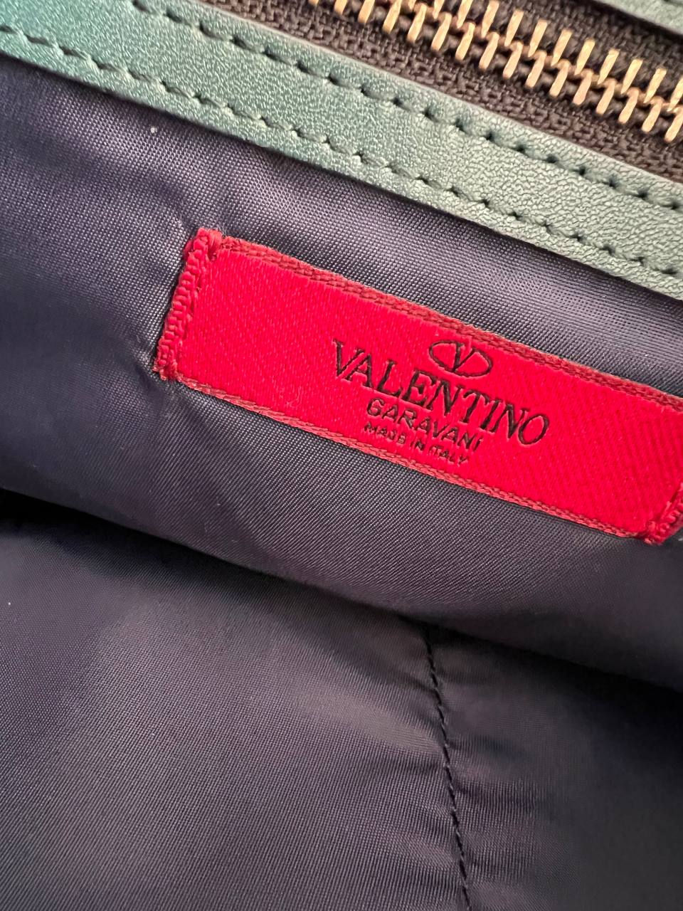 Thumbnail: Blue Camouflage Nylon Backpack