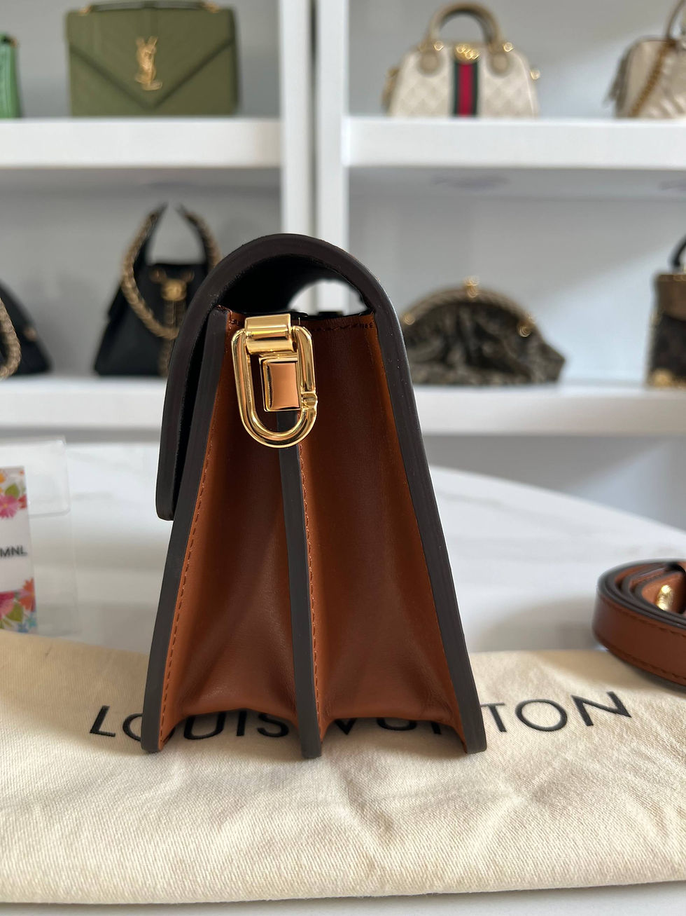 Thumbnail: Dauphine Mini w/ Reverse Monogram Leather