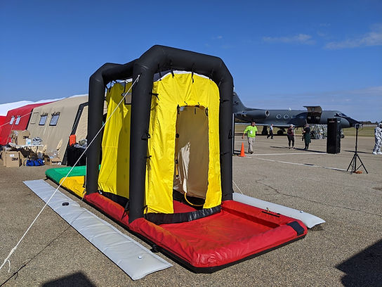 ZUMRO Technical Decon Line (TDL) | ZUMRO Air Shelter Systems