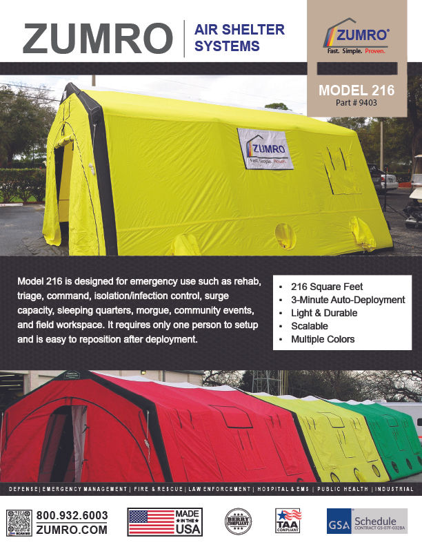 Thumbnail: ZUMRO Model 216 Shelter System