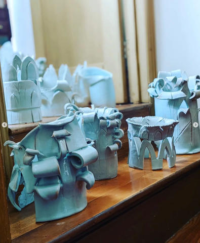 Cusp Exhibition, CURATED NICO KOS EARLE, CERAMIC SCULPTURE, KATE BRAINE, TEXTILE MANIFESTATIONS AIGANA GALI, FINE ART, EXHIBITION, CURATION, WRITING, CURATOR