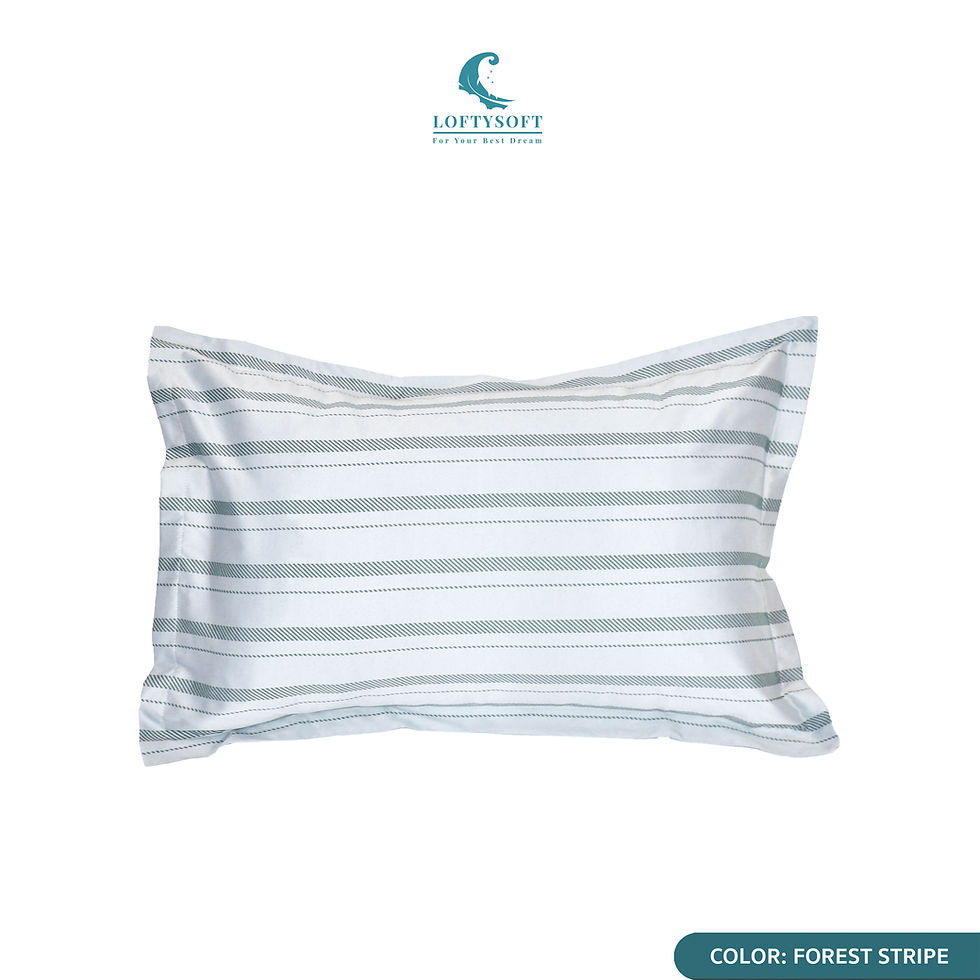 ภาพขนาดย่อ: LOFTYSOFT ปลอกหมอน Cotton Silk 550 เส้นด้าย Eterna Collection - Forest Green