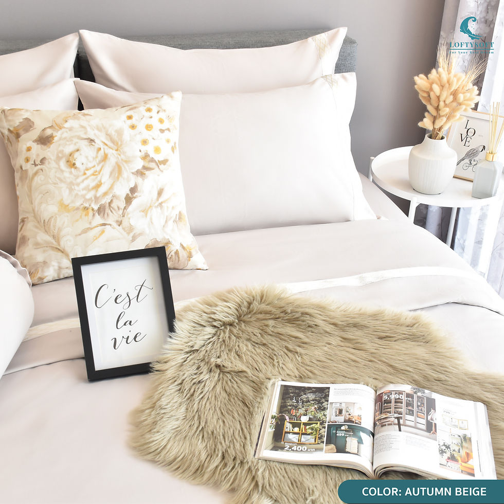 Thumbnail: Cotton Silk Bedding Set: Harmony Collection