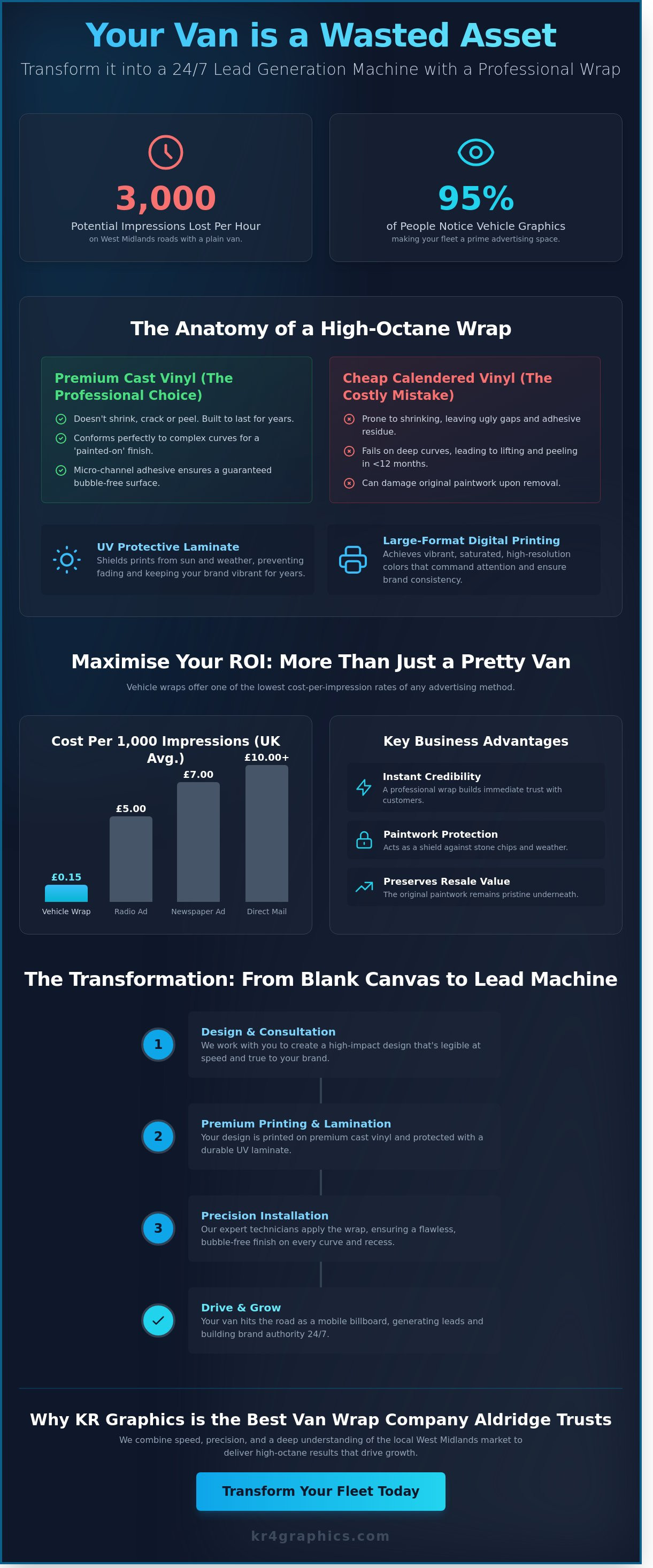 Best van wrap company Aldridge