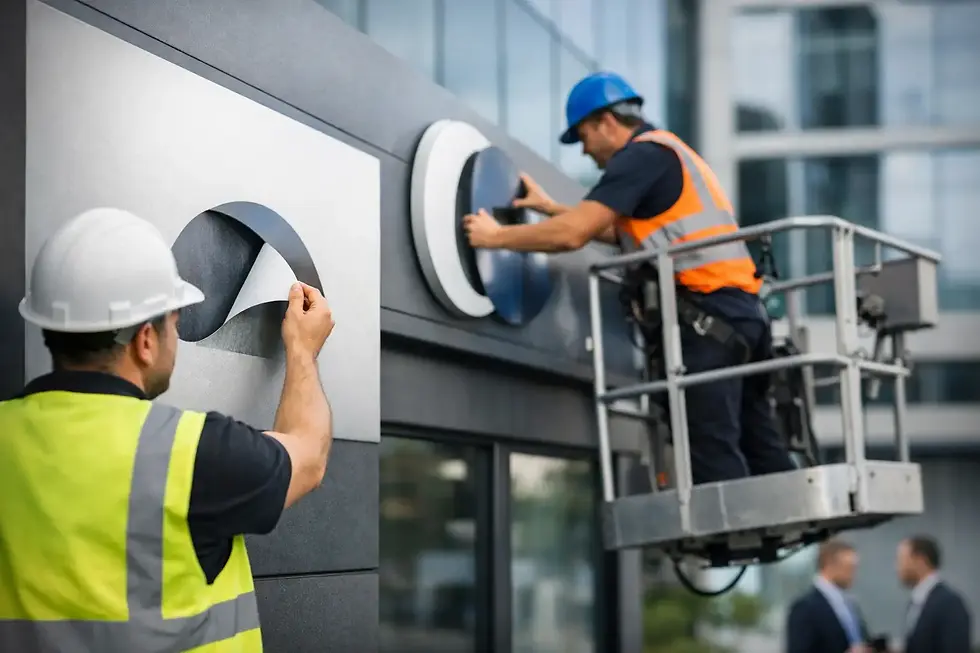 Rebranding Signs After Your Company Merger