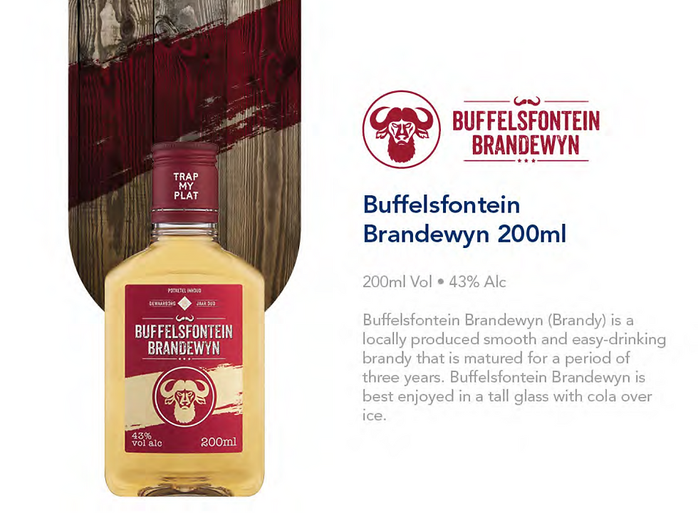 Buffelsfontein brandewyn 200ml