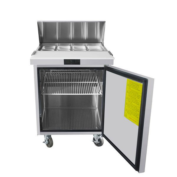 Thumbnail: 1-Door Sandwich Prep Table 27" -MSF8301GR