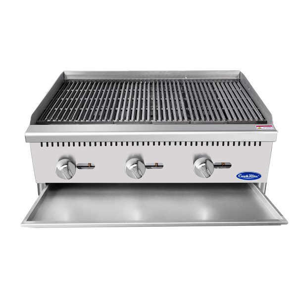 Thumbnail: 36" Countertop Lava Rock Char-Broiler - ATCB-36