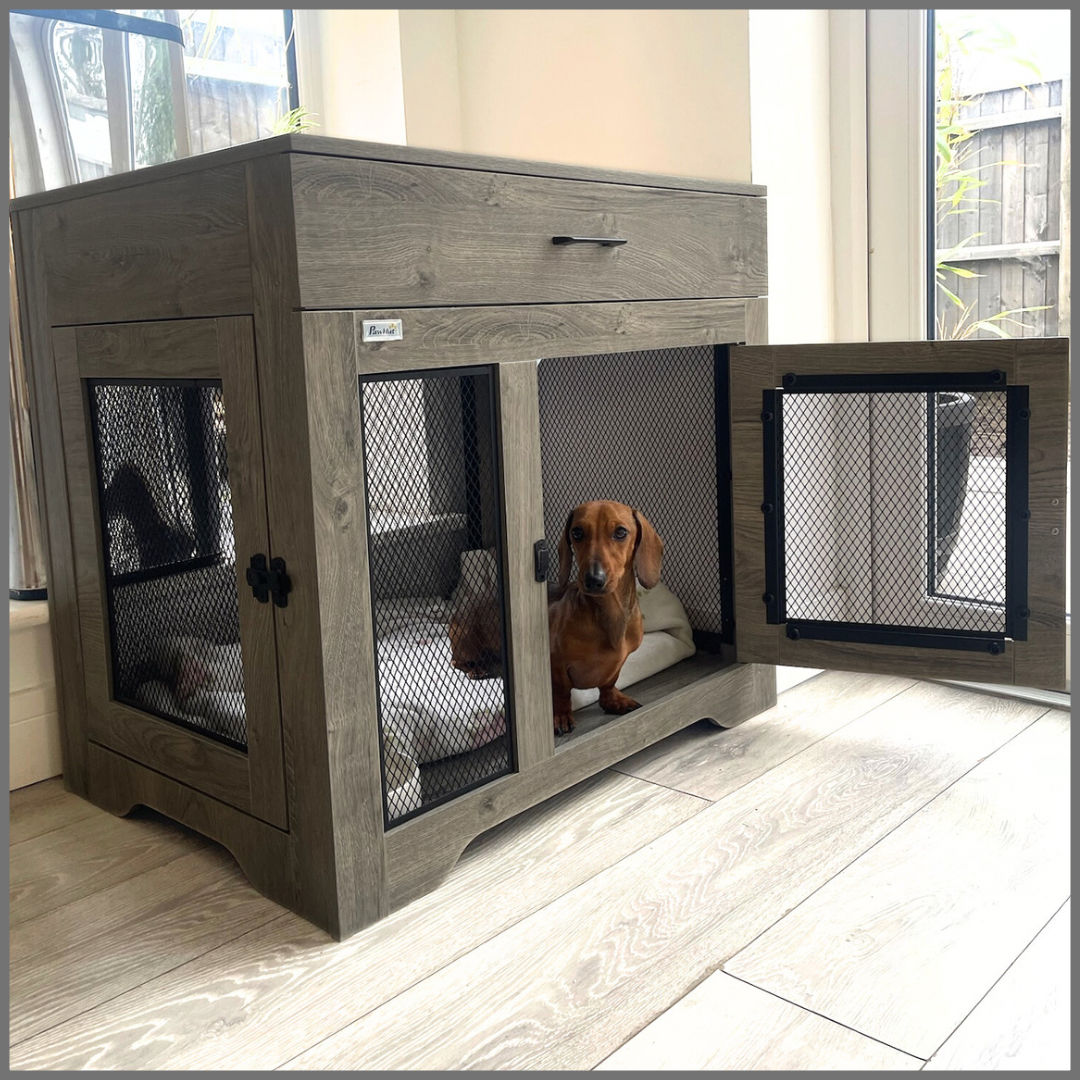 Sausage Dog Box Dachshund Crate Cage / Bed