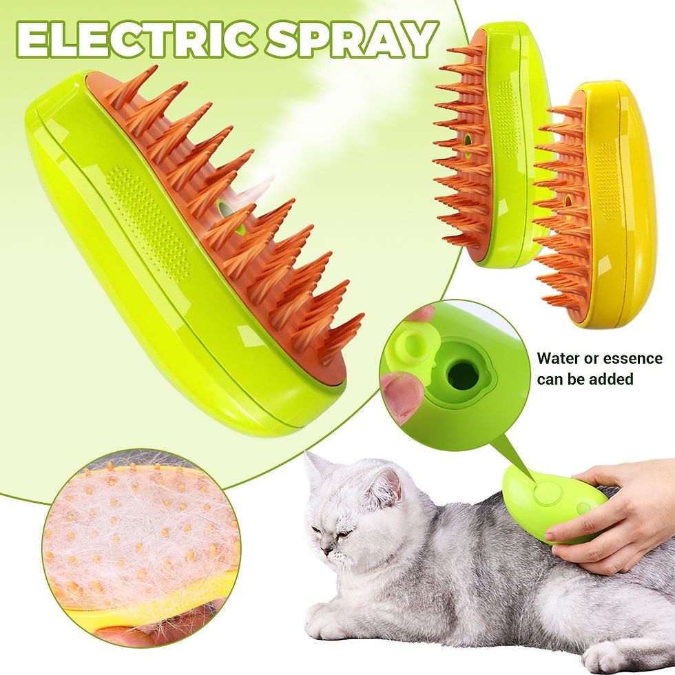 Thumbnail: Cat Dog Steamy Brush Steam Brush Electric Sprayer for Massage Pet Grooming tool