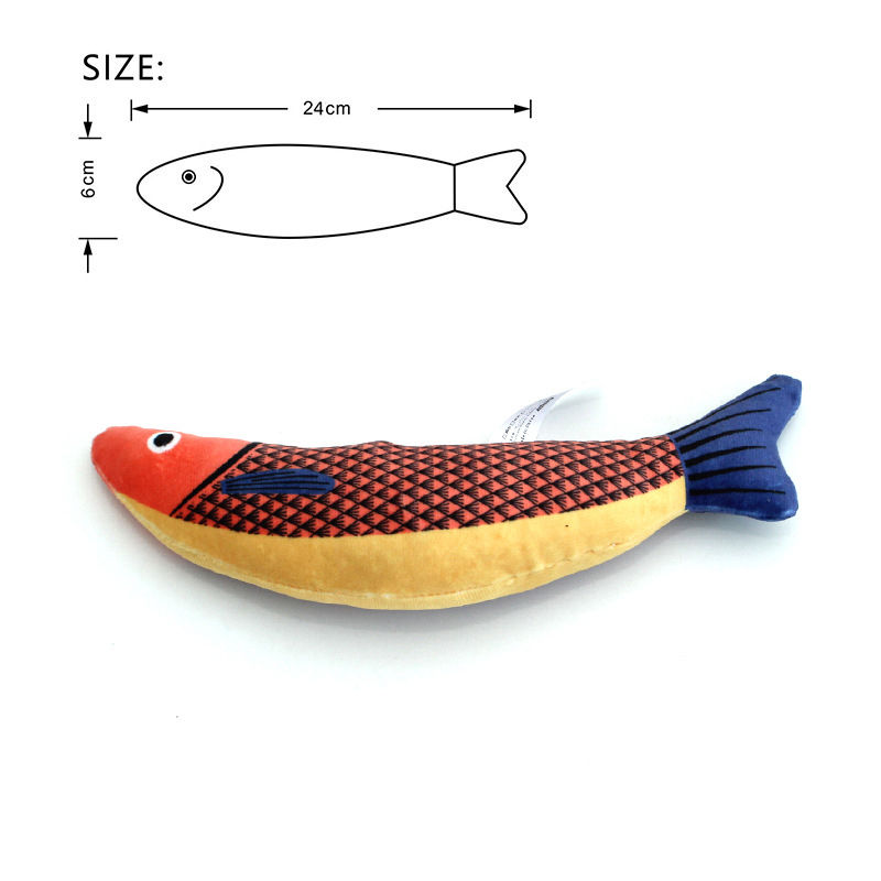 Thumbnail: Cat Toy Catnip 3D Simulation Fish Goldfish Kitten Toys Pillowfish Interactive S