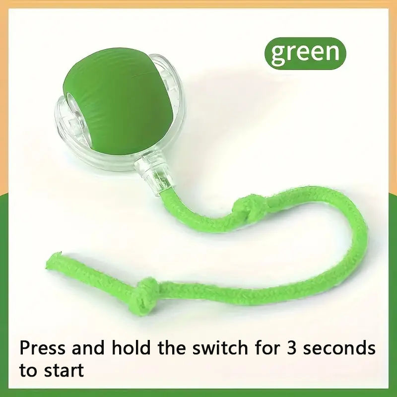 Thumbnail: Smart Dog Toy Ball Electronic Interactive Pet Toy Moving Ball USB Automatic Mov