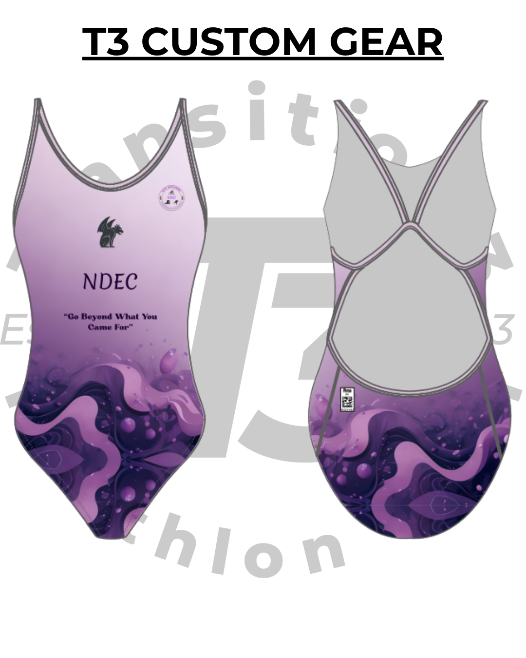 NDEC Women's X-Back Swimsuit