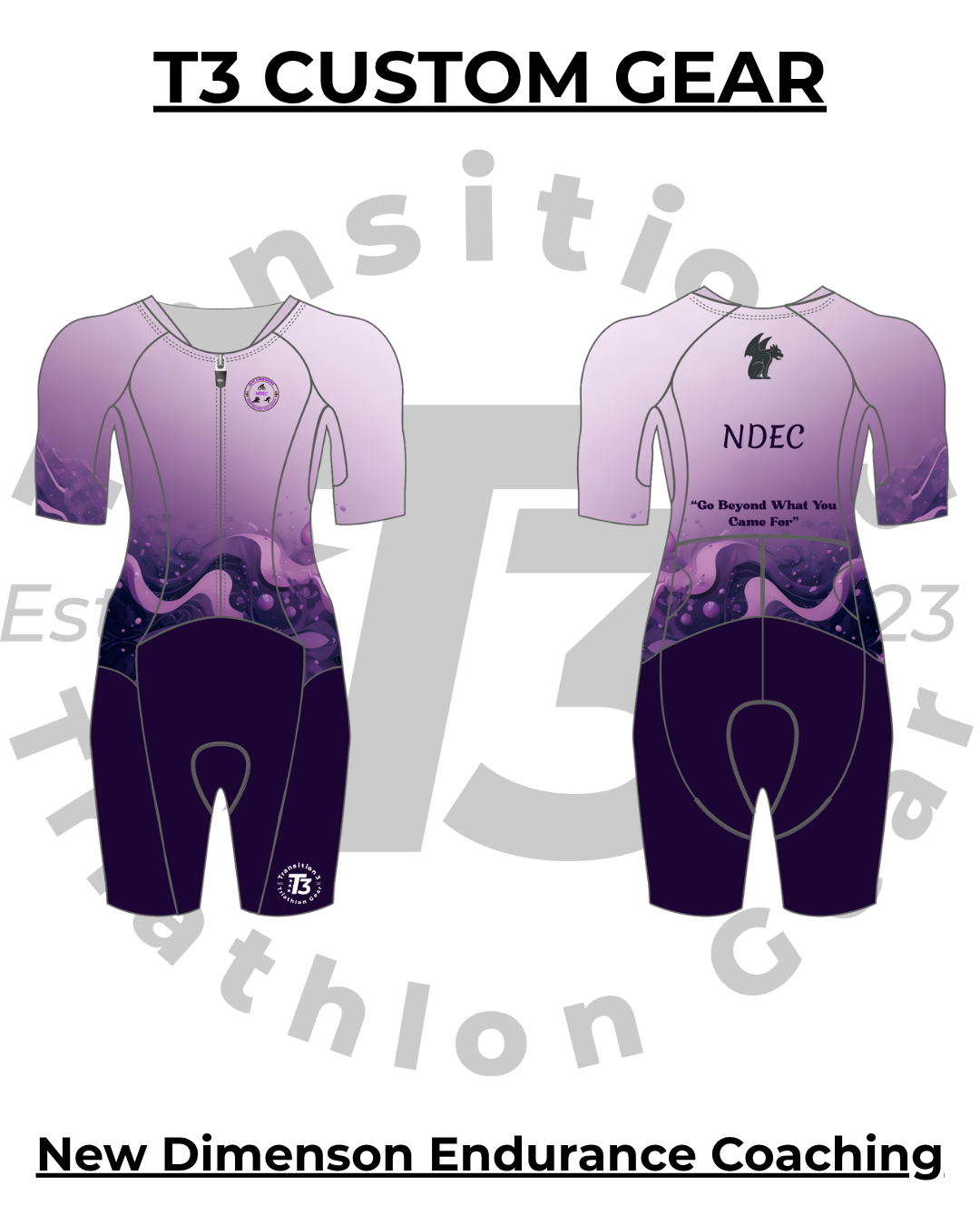 NDEC Elite Women's Short Sleeve Tri Kit