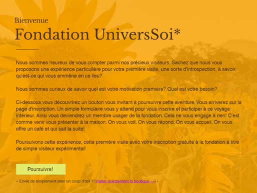 Site web universsoi.org
