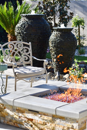 backyard fire pit