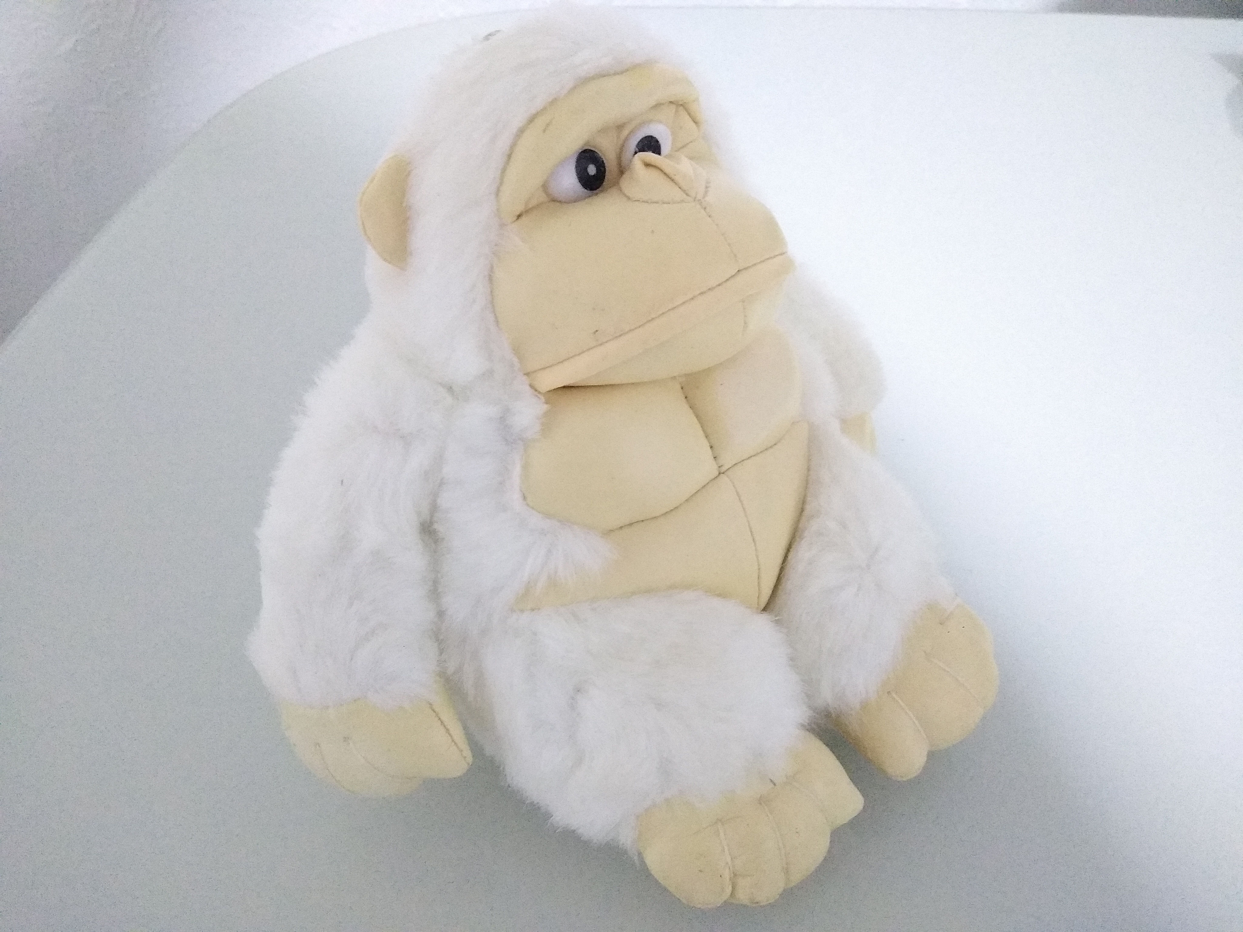 Pelúcia macaquinho albino 