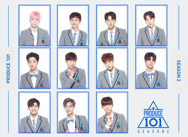 K Pop Meet The Top 11 From Produce 101 Wanna One