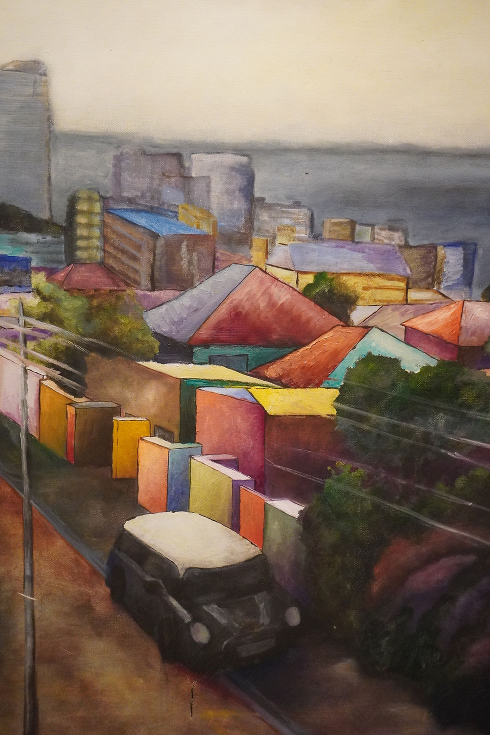 Thumbnail: A Painting of High level Road in Cape Town