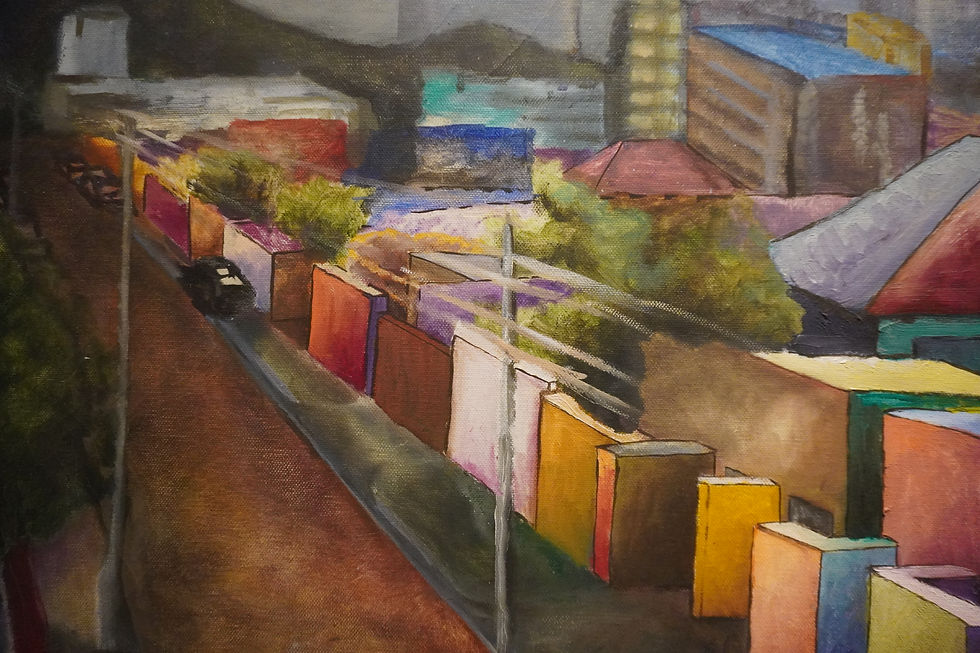 Thumbnail: A Painting of High level Road in Cape Town
