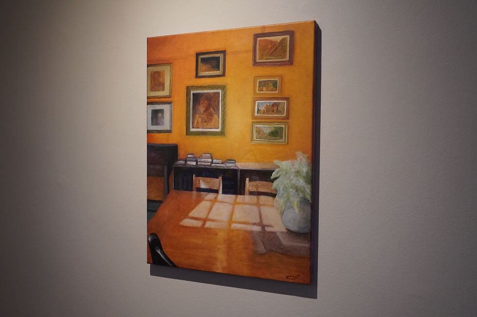 Thumbnail: side view of the painting of the south african mona lisa