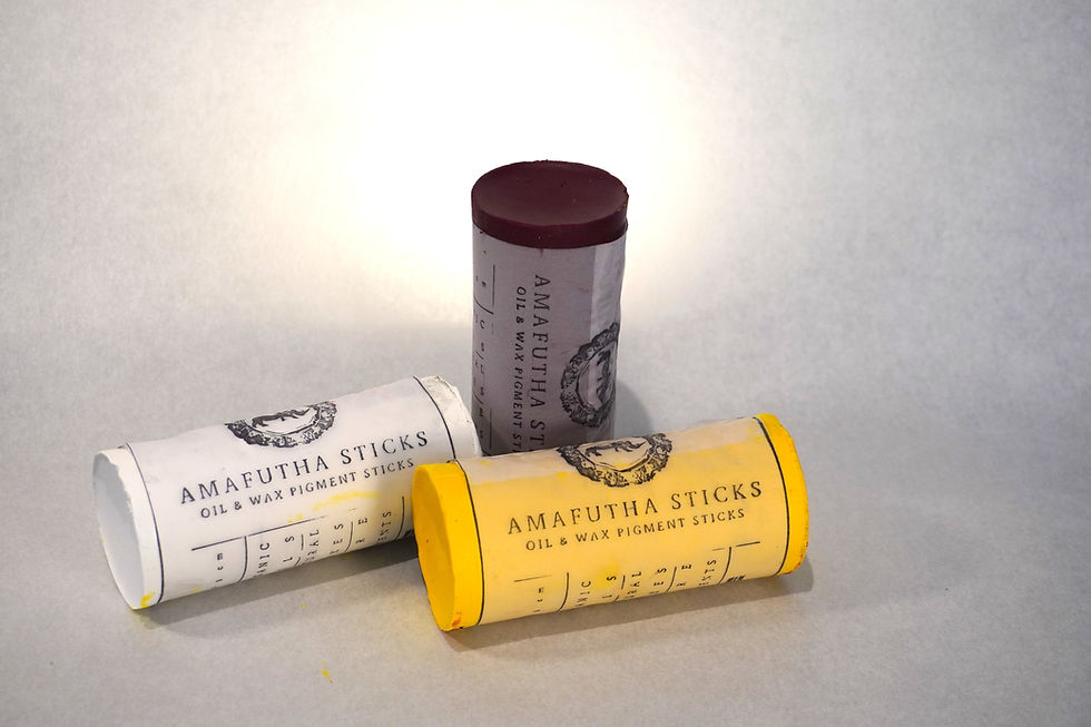 Thumbnail: white, yellow and red amafutha sticks