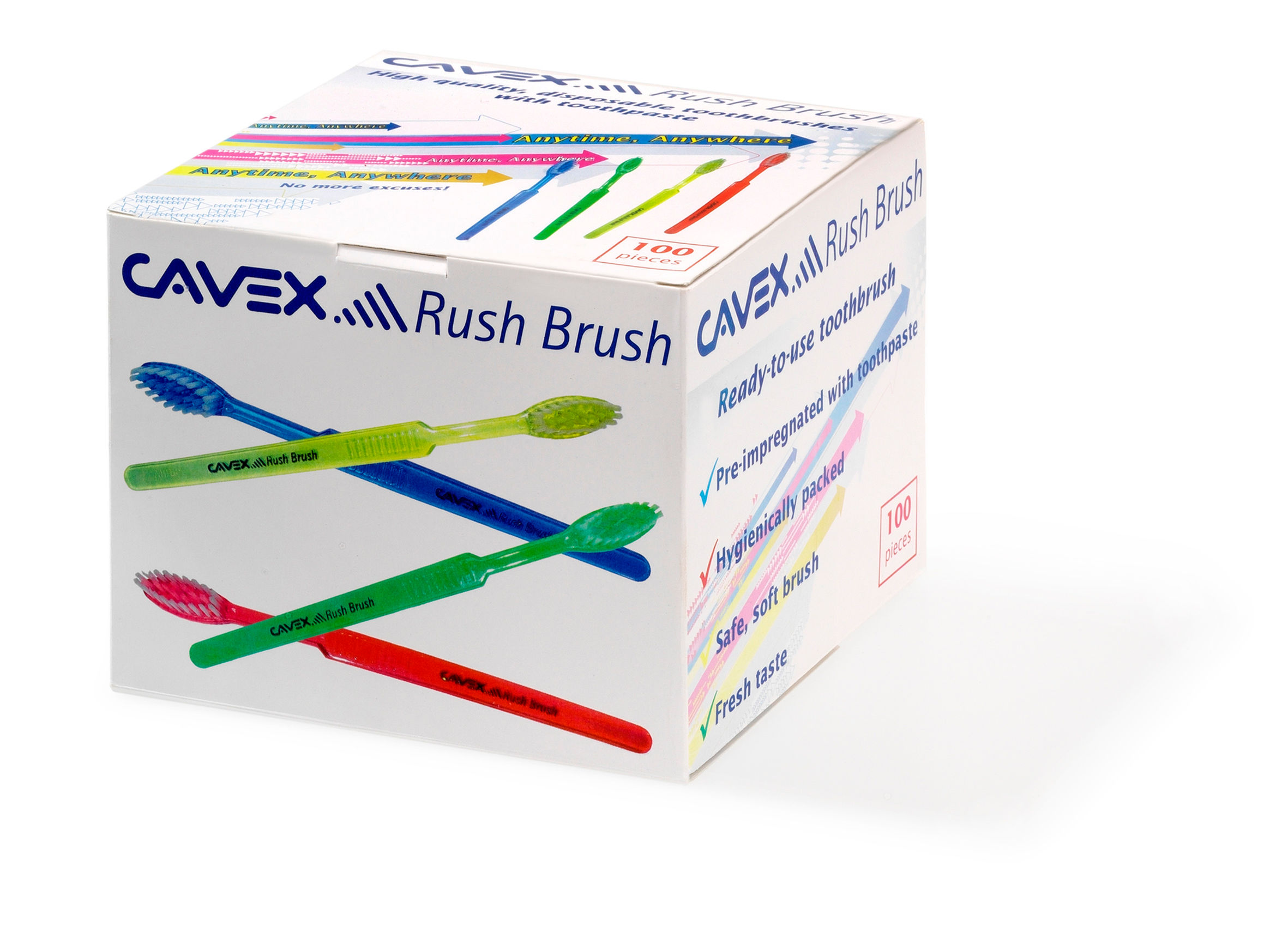 Cavex Rush BruCavex Disposable Rush Brush � Brush already contains toothpaste