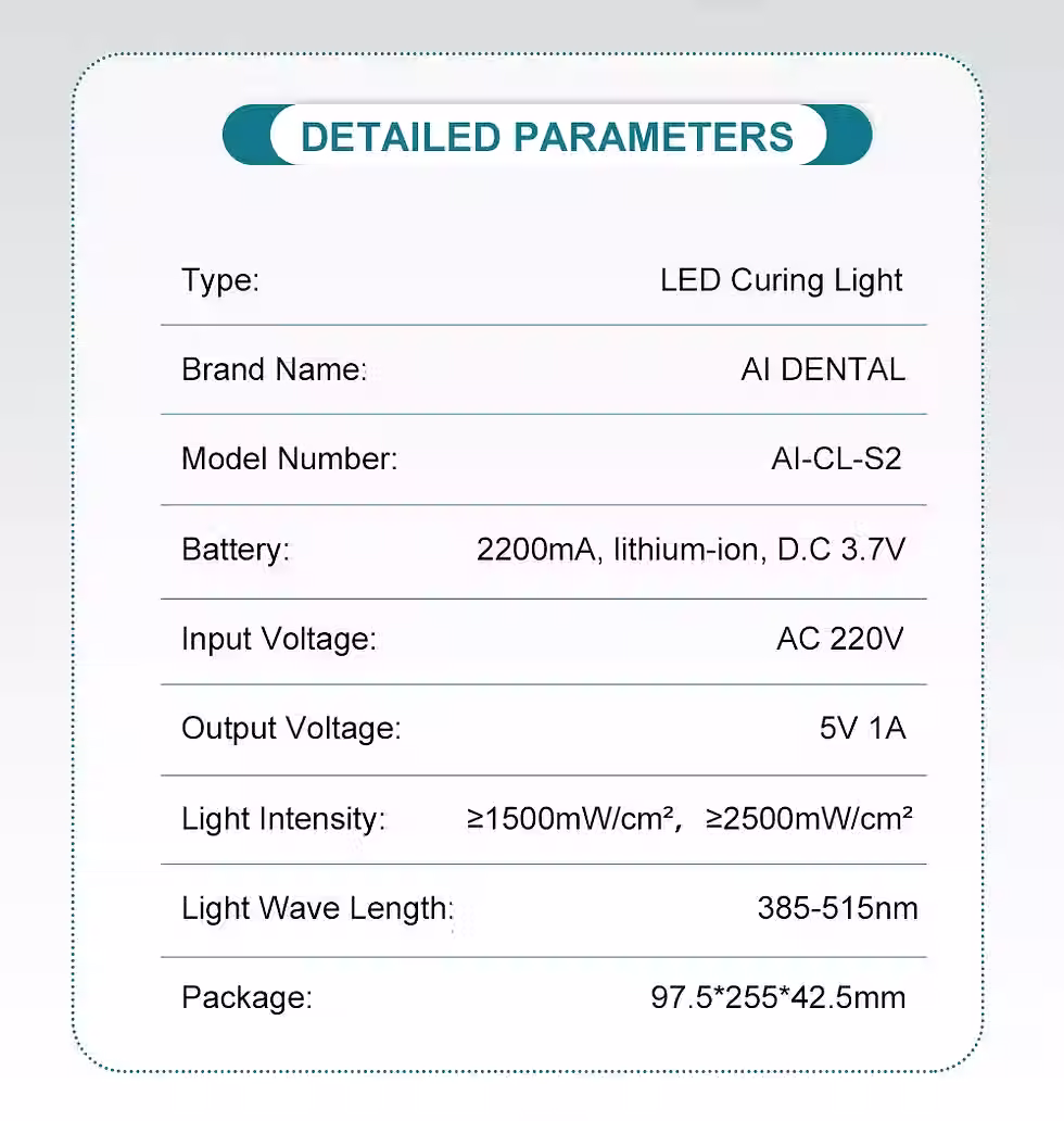 Thumbnail: AI-CL-S2 Dental LED Lightcure Machine