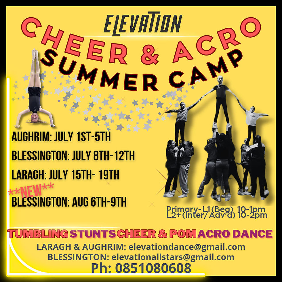Cheer and Acro Summer Camp