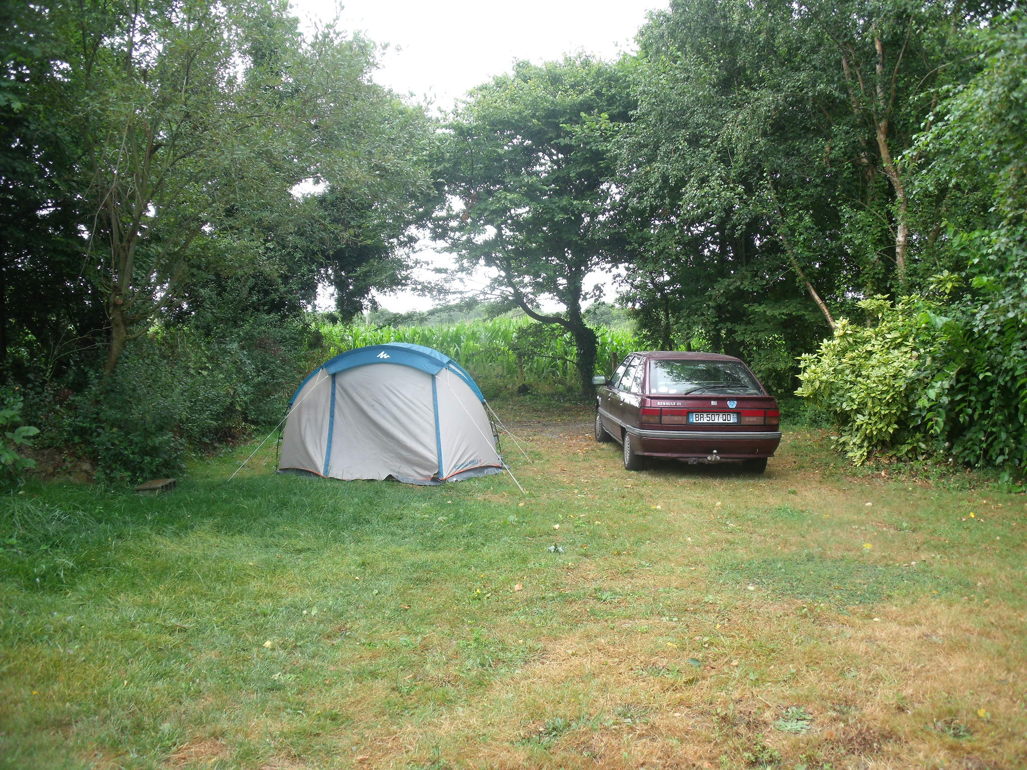 Arrivée au camping d'Isson (Asserac)
