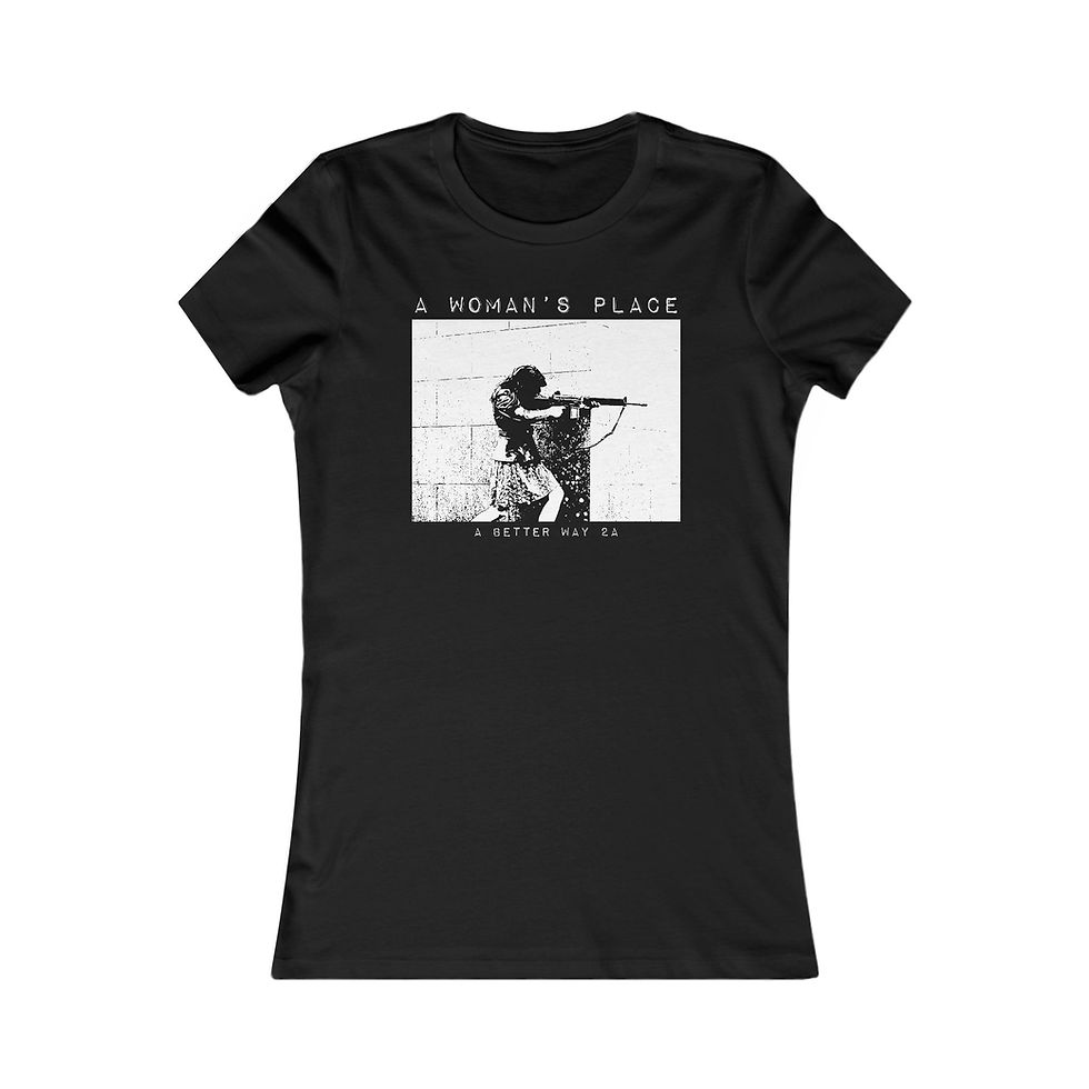 A Woman's Place T-Shirt : Women's Sizing