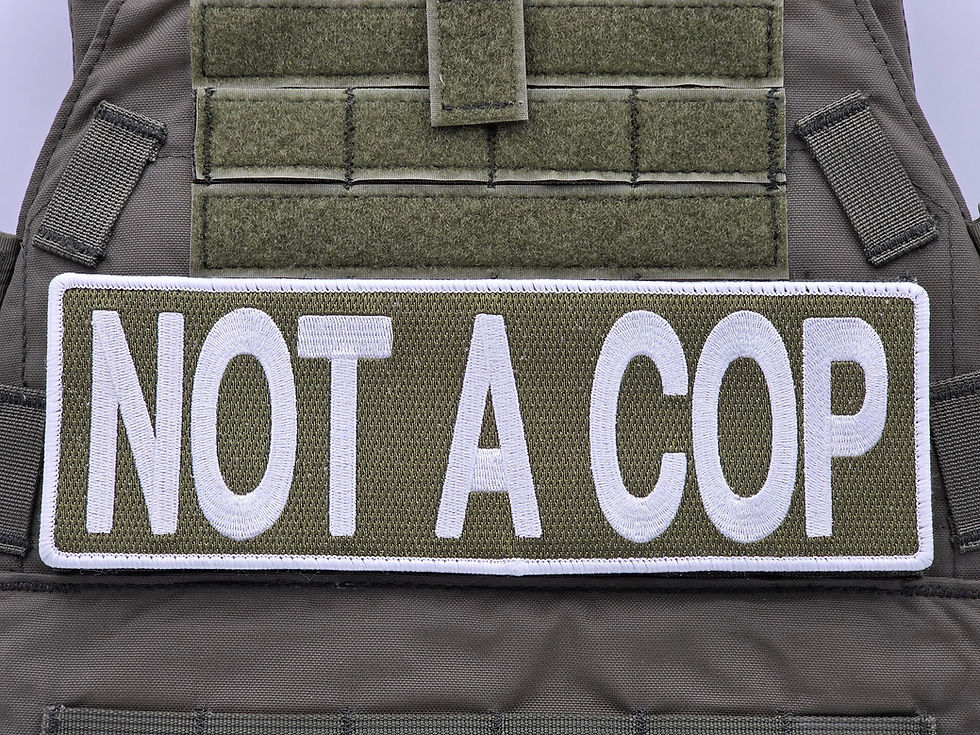 Thumbnail: Not A Cop Patch