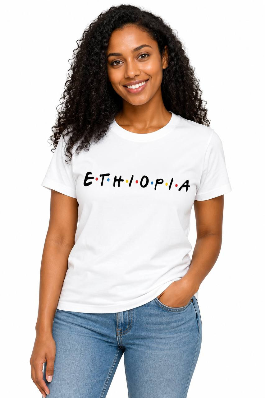 Thumbnail: Ethiopia Friends Style T-Shirt | Habesha graphic Tee | Ethiopian Gifts | Ethiopi